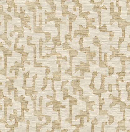 Cipher Geometric Grasscloth