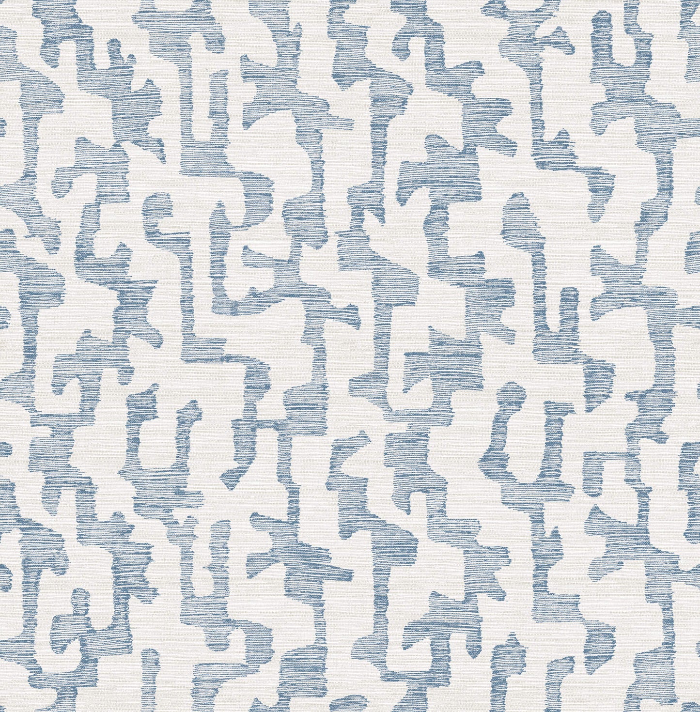 Cipher Geometric Grasscloth
