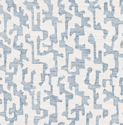 Cipher Geometric Grasscloth