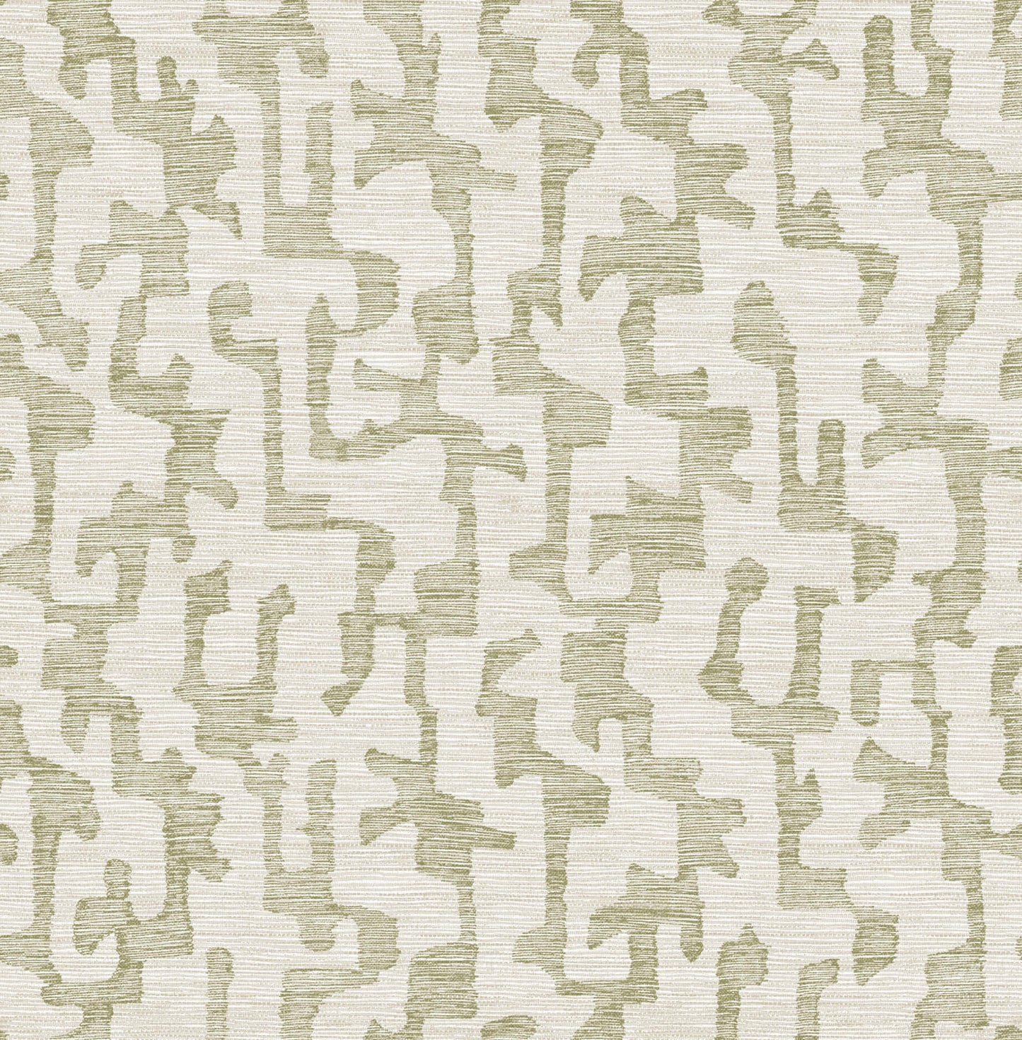 Cipher Geometric Grasscloth