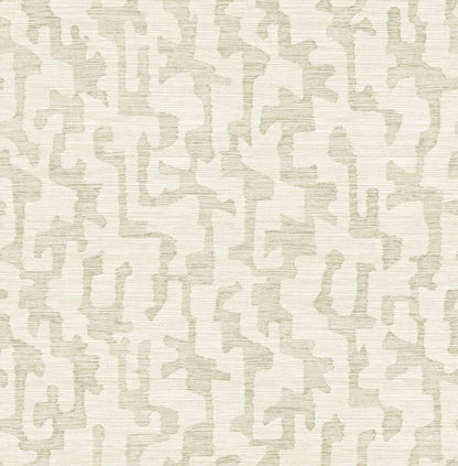 Cipher Geometric Grasscloth