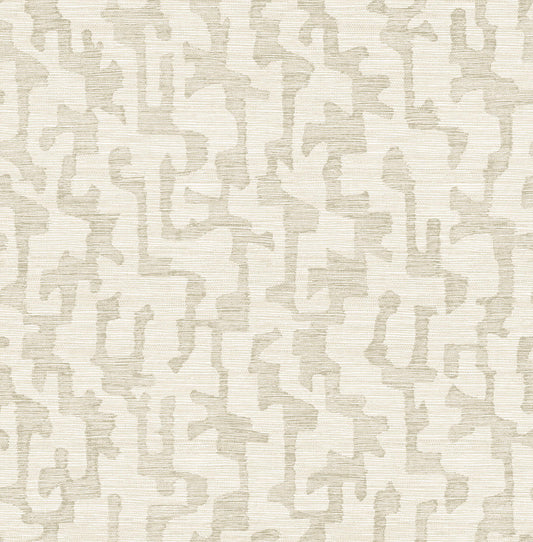 Cipher Geometric Grasscloth