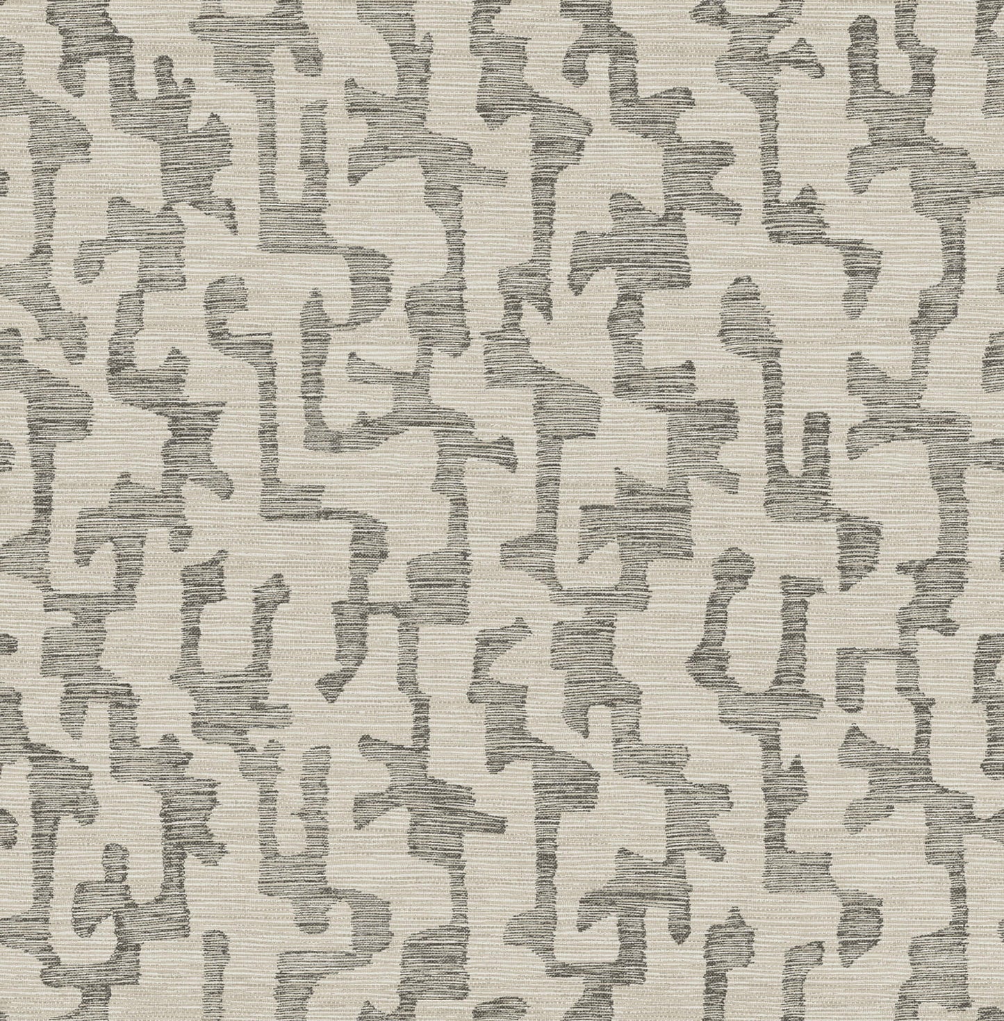 Cipher Geometric Grasscloth