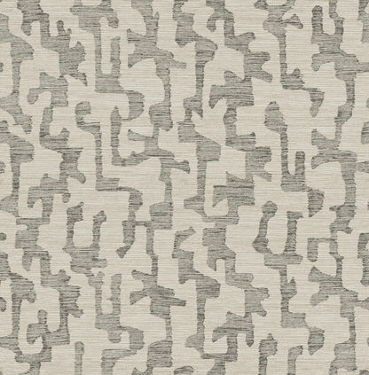Cipher Geometric Grasscloth