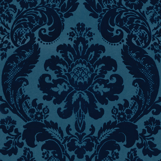 Shadow Flocked Damask