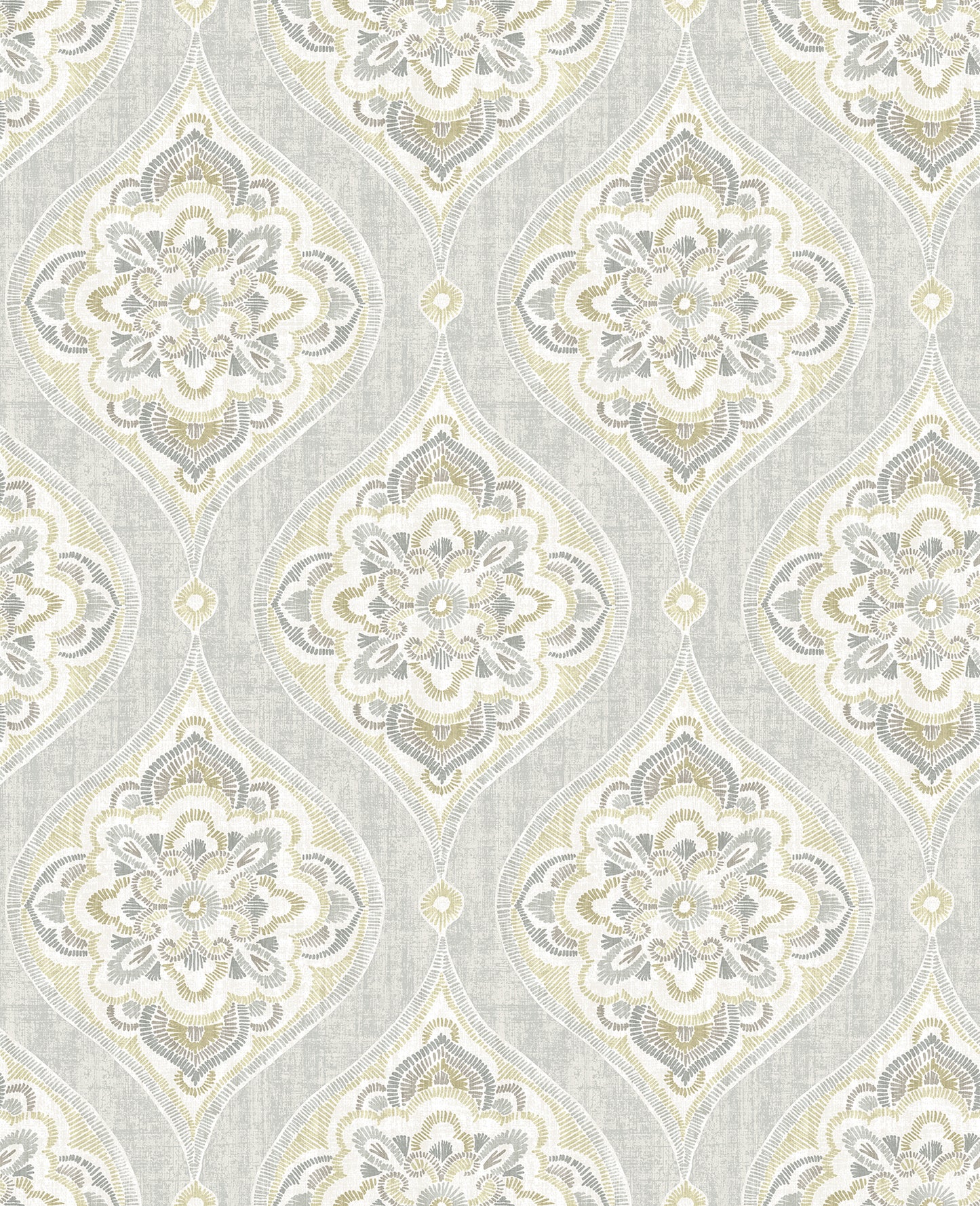 Grey Damask