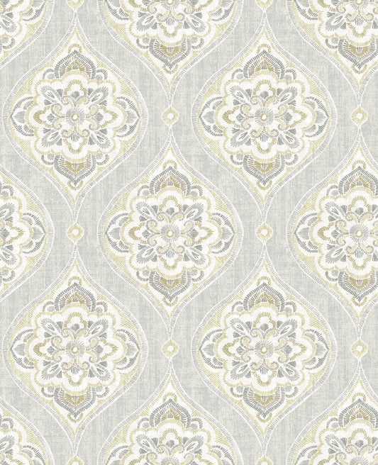 Grey Damask