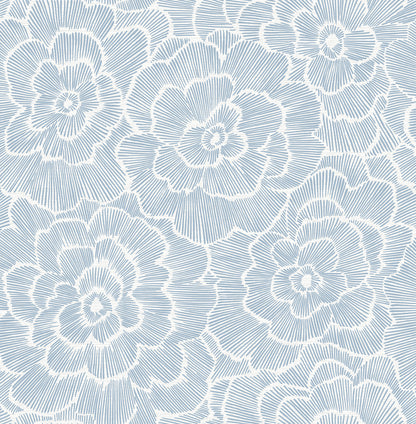 Periwinkle Textured Floral