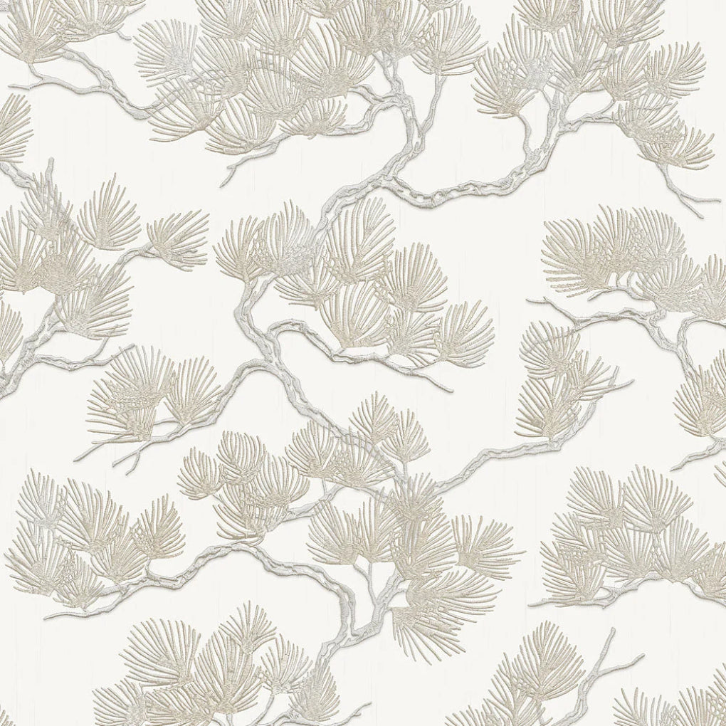 Embroidered Pine Textured