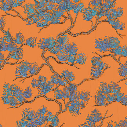 Embroidered Pine Textured