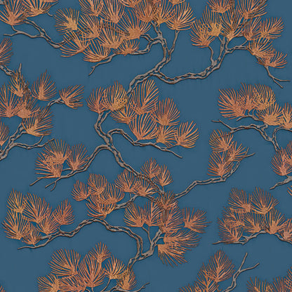 Embroidered Pine Textured