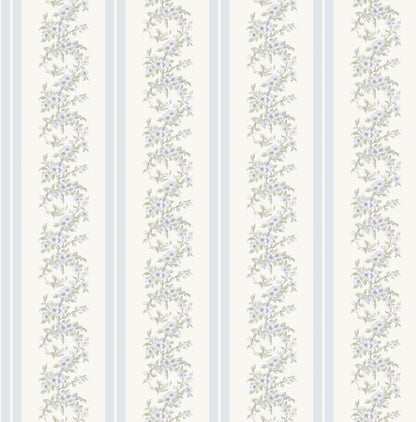 Marigold Floral Stripe
