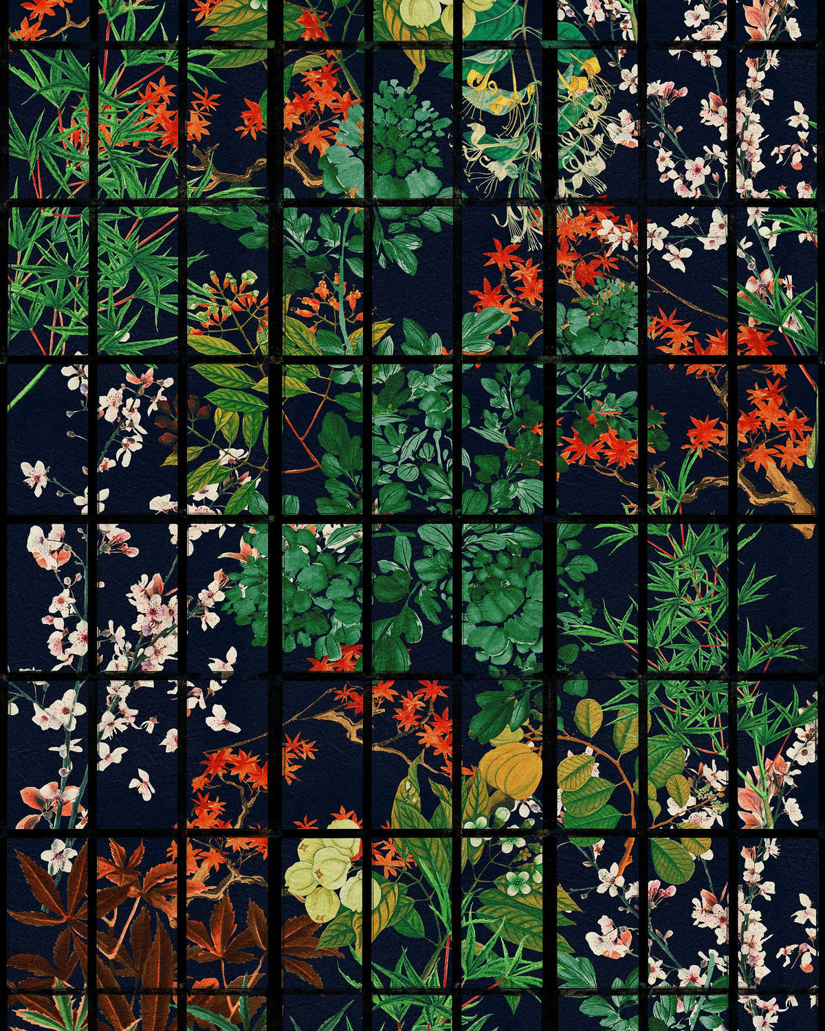 Japanese Garden By Night