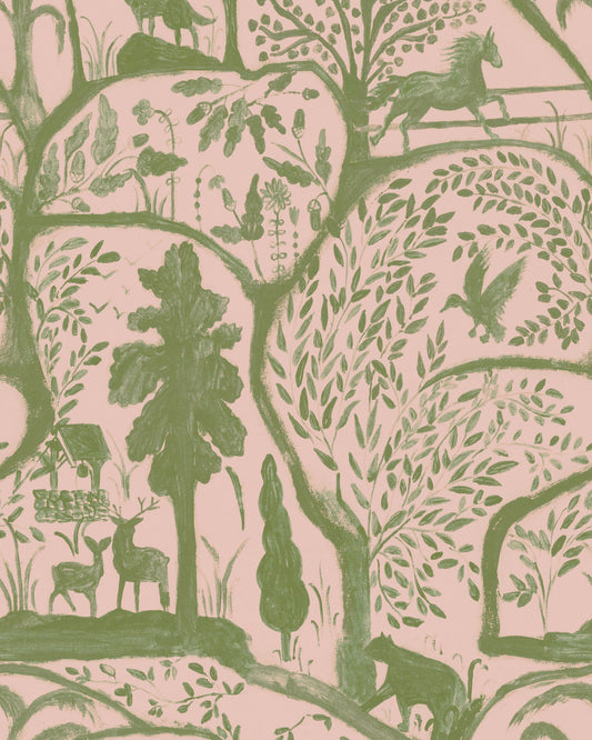 The Enchanted Woodland Dawn