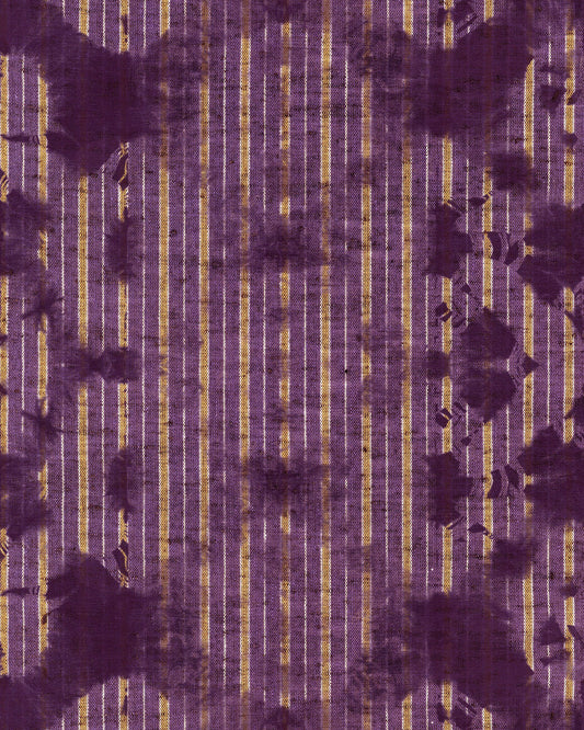 Washed Shibori Burgund