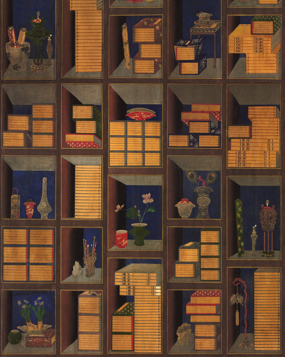 Korean Library Chromo