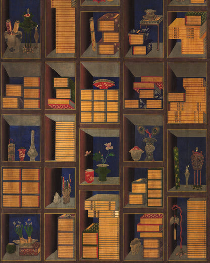 Korean Library Chromo